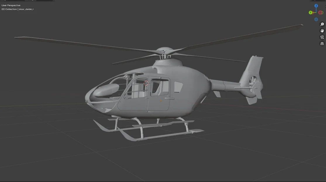 Airbus Eurocopter EC-135T2 – mô hình trực thăng 3D để in - Image 1