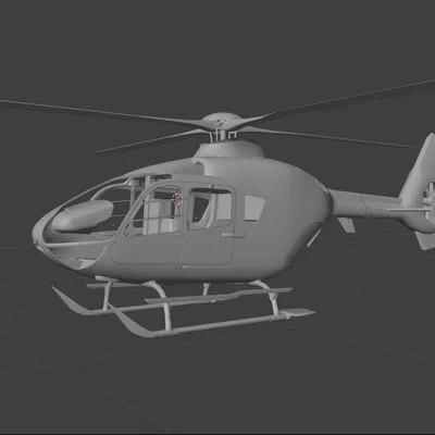 Airbus Eurocopter EC-135T2 – mô hình trực thăng 3D để in