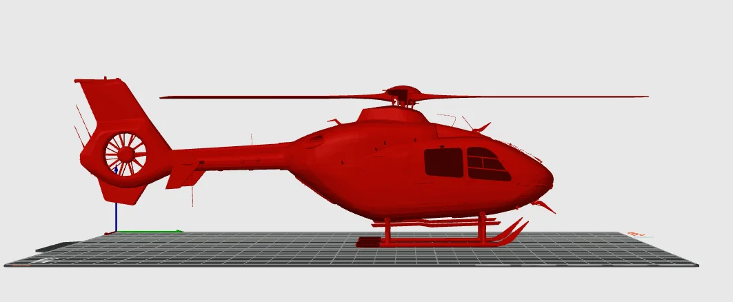 Airbus Eurocopter EC-135T2 – mô hình trực thăng 3D để in - Image 3