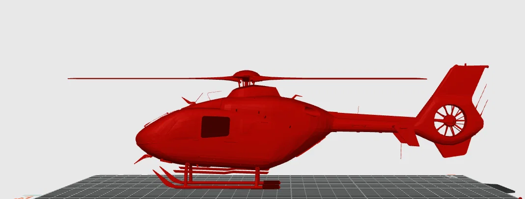 Airbus Eurocopter EC-135T2 – mô hình trực thăng 3D để in - Image 4
