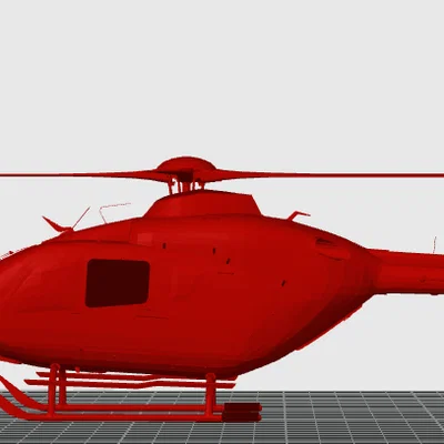 Airbus Eurocopter EC-135T2 – mô hình trực thăng 3D để in