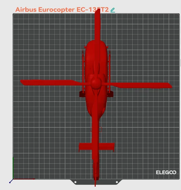 Airbus Eurocopter EC-135T2 – mô hình trực thăng 3D để in - Image 5