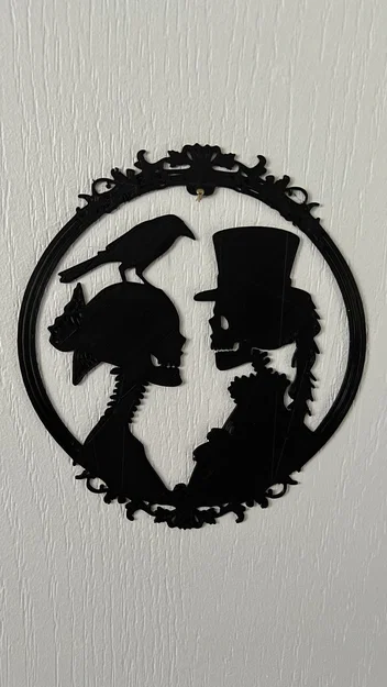 Tranh Treo Tường Đám Cưới Halloween (Halloween's Wedding Wall Art) - Image 1