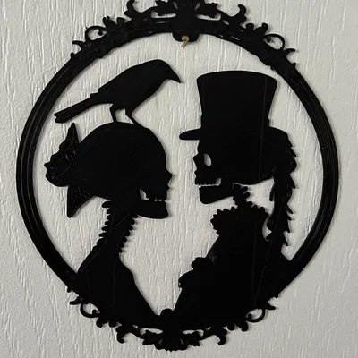 Tranh Treo Tường Đám Cưới Halloween (Halloween's Wedding Wall Art)