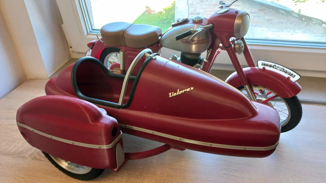 Sidecar Velorex 560 - PHẦN 3 - Thân sidecar và chắn bùn - Image 1