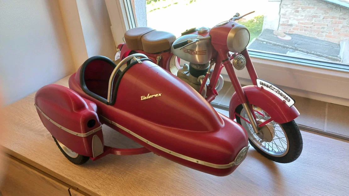 Sidecar Velorex 560 - PHẦN 3 - Thân sidecar và chắn bùn - Image 2