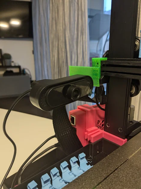 Ngàm gắn Webcam cho máy in 3D Ender 3 v3 SE (Gắn trục Z) - Image 2