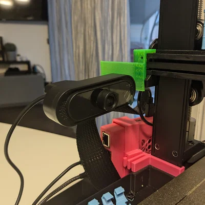 Ngàm gắn Webcam cho máy in 3D Ender 3 v3 SE (Gắn trục Z)