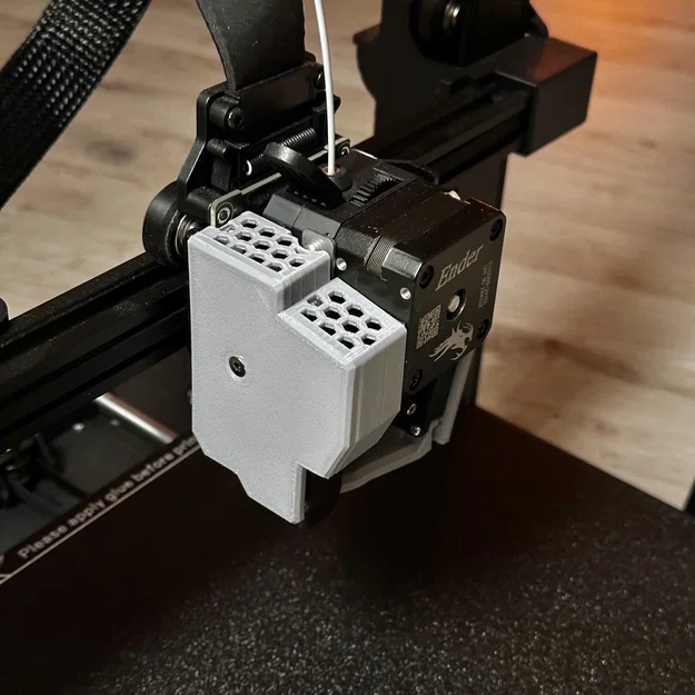 Ender 3 V3 SE: Cover & Bracket thay vỏ zin, dời quạt (fan relocation) - Image 3