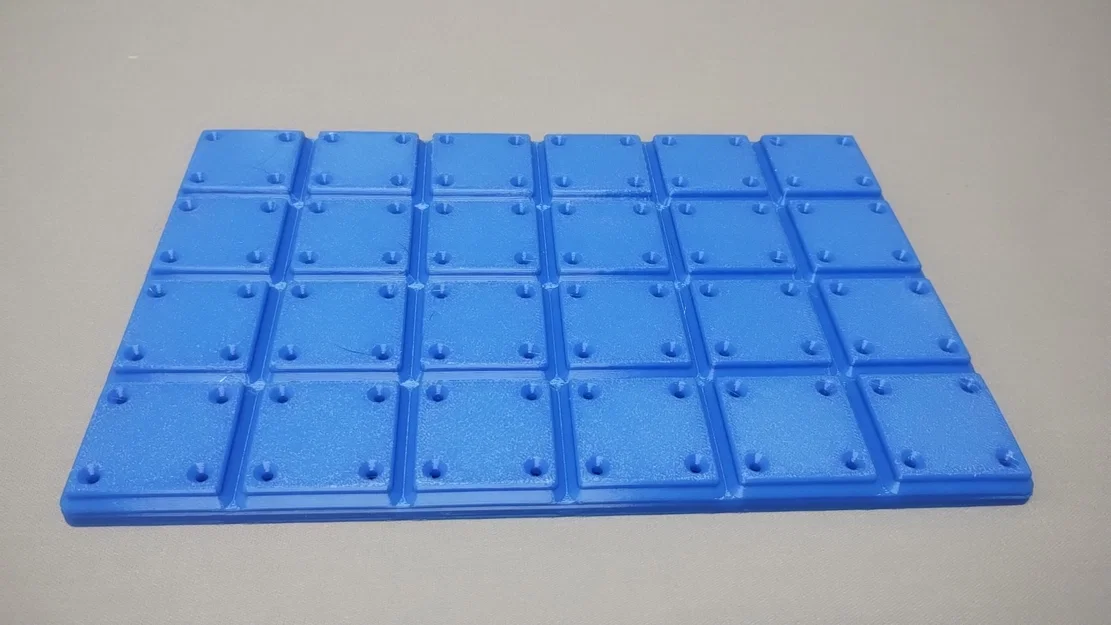 Combo đế/nắp xếp chồng Gridfinity (có thể tuỳ chỉnh tham số) - Image 2