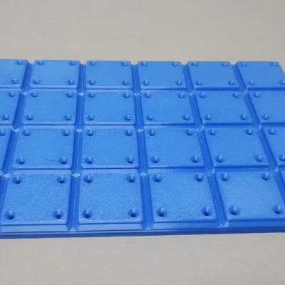 Combo đế/nắp xếp chồng Gridfinity (có thể tuỳ chỉnh tham số)