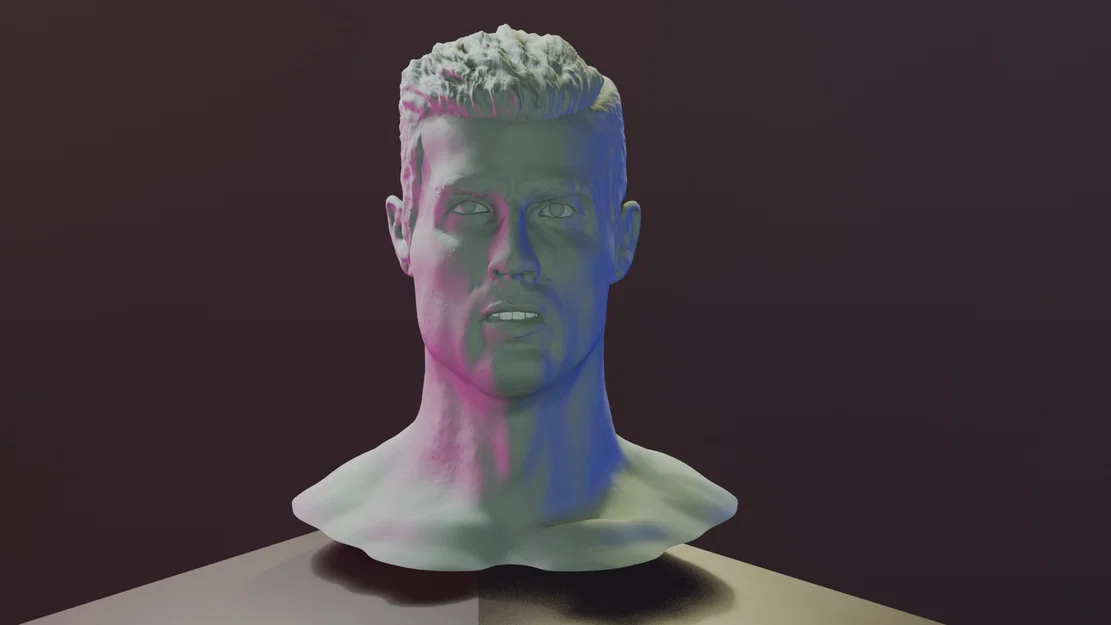 Mô hình tượng bán thân Cristiano Ronaldo (CR7) để bàn cực chất - Image 1