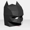 Móc khóa mặt nạ Batman phong cách Low Poly (File in 3D) - Thumbnail 3