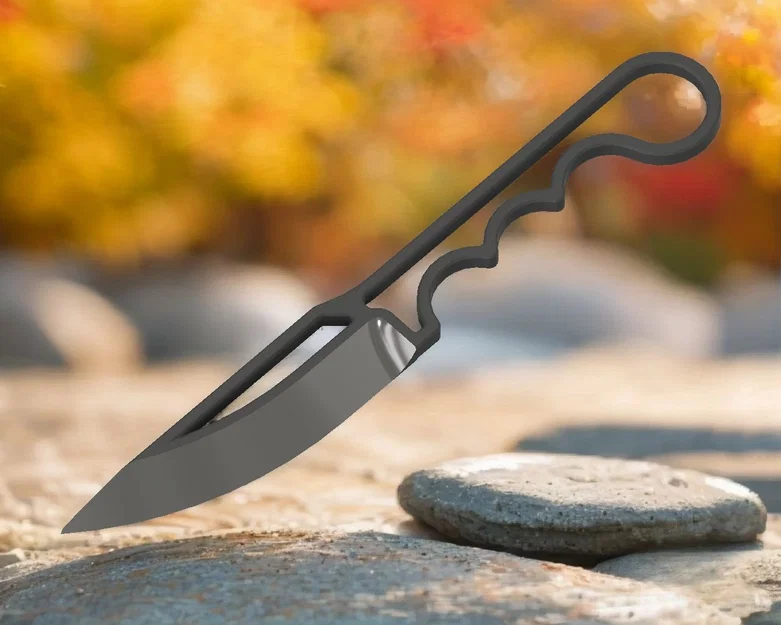 Dao tối giản dạng skeleton (Simple Skeletonized Knife) - Image 1