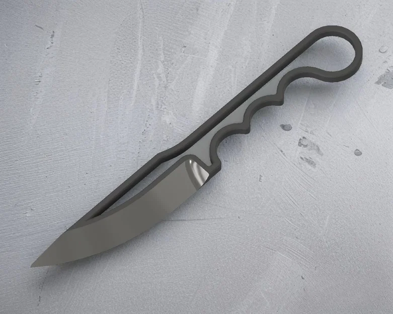 Dao tối giản dạng skeleton (Simple Skeletonized Knife) - Image 3