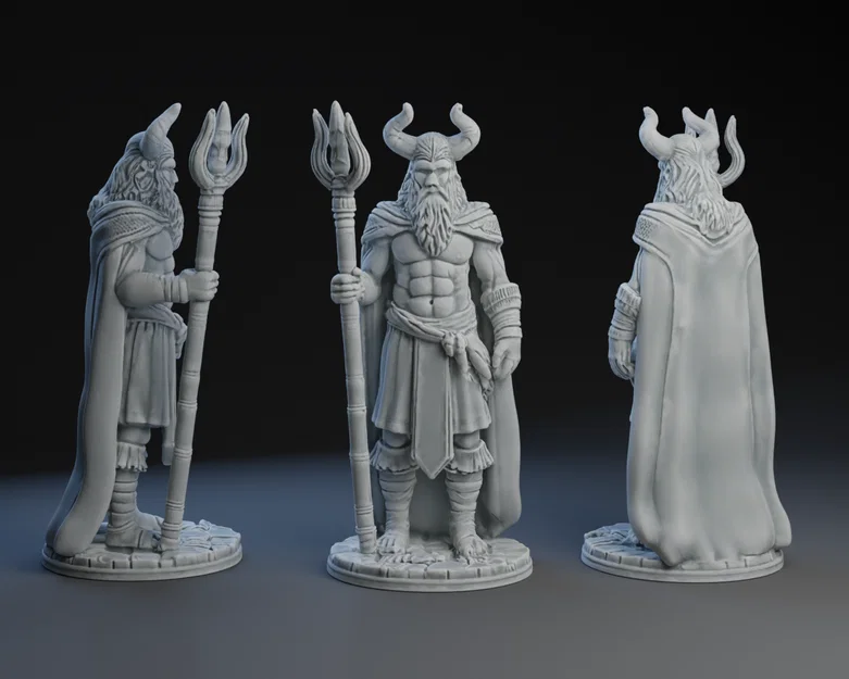 Mô hình chiến binh Viking Norseman cực chi tiết cho game D&D - Image 1