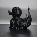 Mô hình vịt Halloween ma quái (Halloween Evil Spirit Duck) 3D in - Thumbnail 3