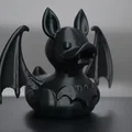 Mô hình 3D chú vịt dơi Halloween độc đáo (Halloween Bat Duck) - Thumbnail 1