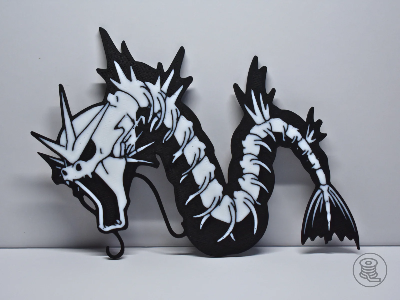 Mô hình 3D Pokemon Halloween Skeleton Gyarados in 2 màu cực… 1