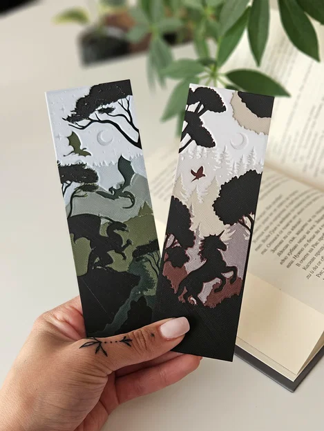 Dragon & Unicorn - Bộ Bookmark Fantasy (Phần 2) - Image 3