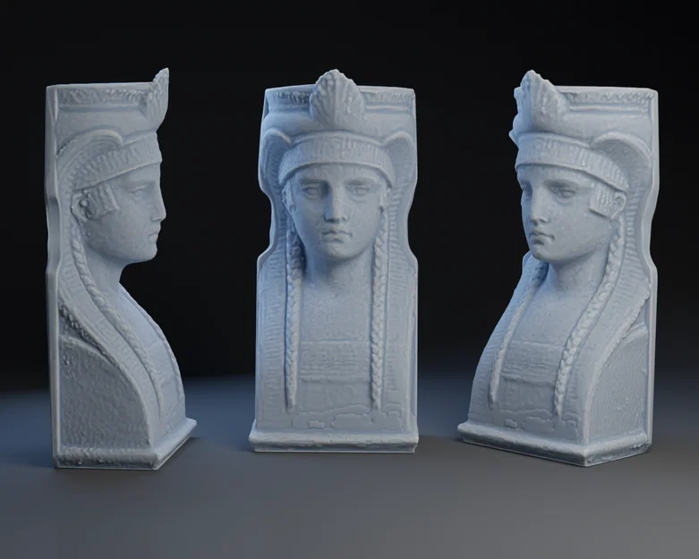 Mô hình chặn sách tượng Ai Cập (Egyptian Bust) dùng trang trí kệ sách - Image 1
