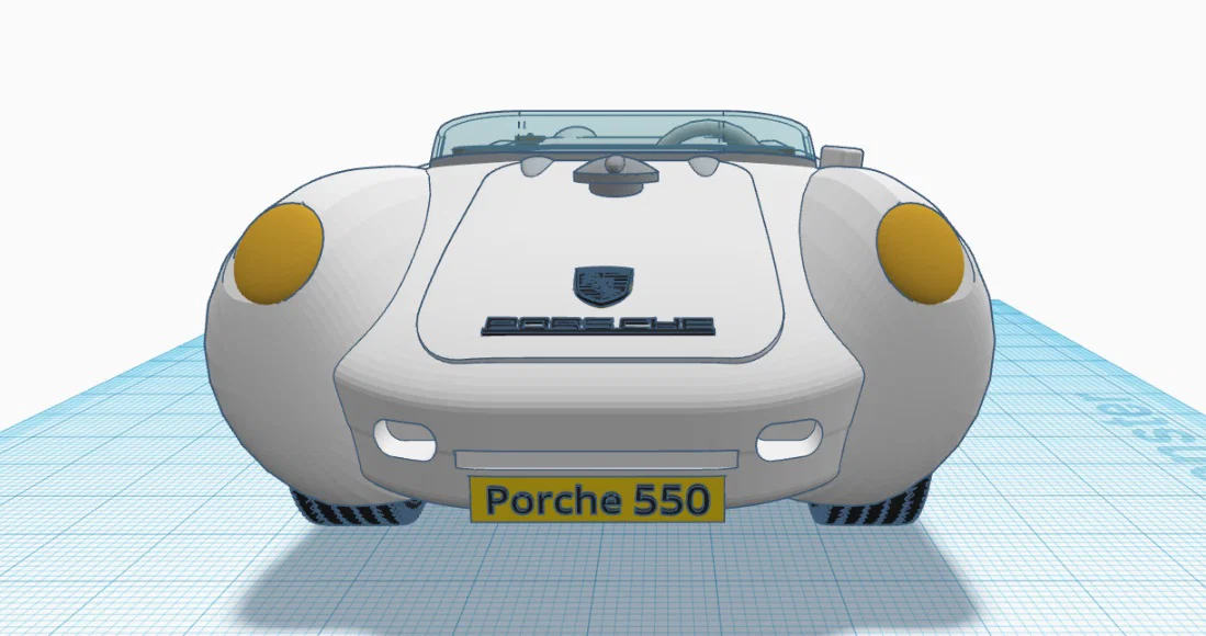 Mô hình in 3D Porsche 550 Spyder 1954 cực chi tiết - Image 7