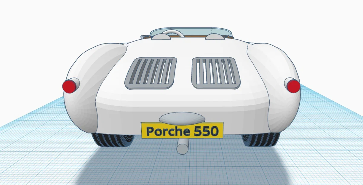 Mô hình in 3D Porsche 550 Spyder 1954 cực chi tiết - Image 16