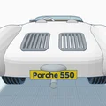 Mô hình in 3D Porsche 550 Spyder 1954 cực chi tiết - Thumbnail 16