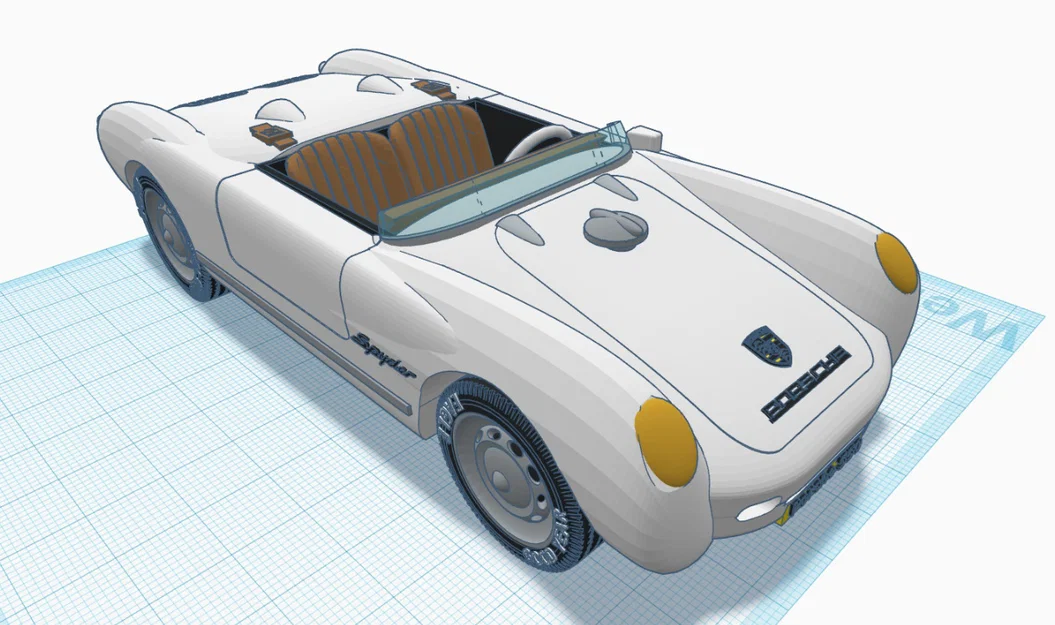Mô hình in 3D Porsche 550 Spyder 1954 cực chi tiết - Image 17