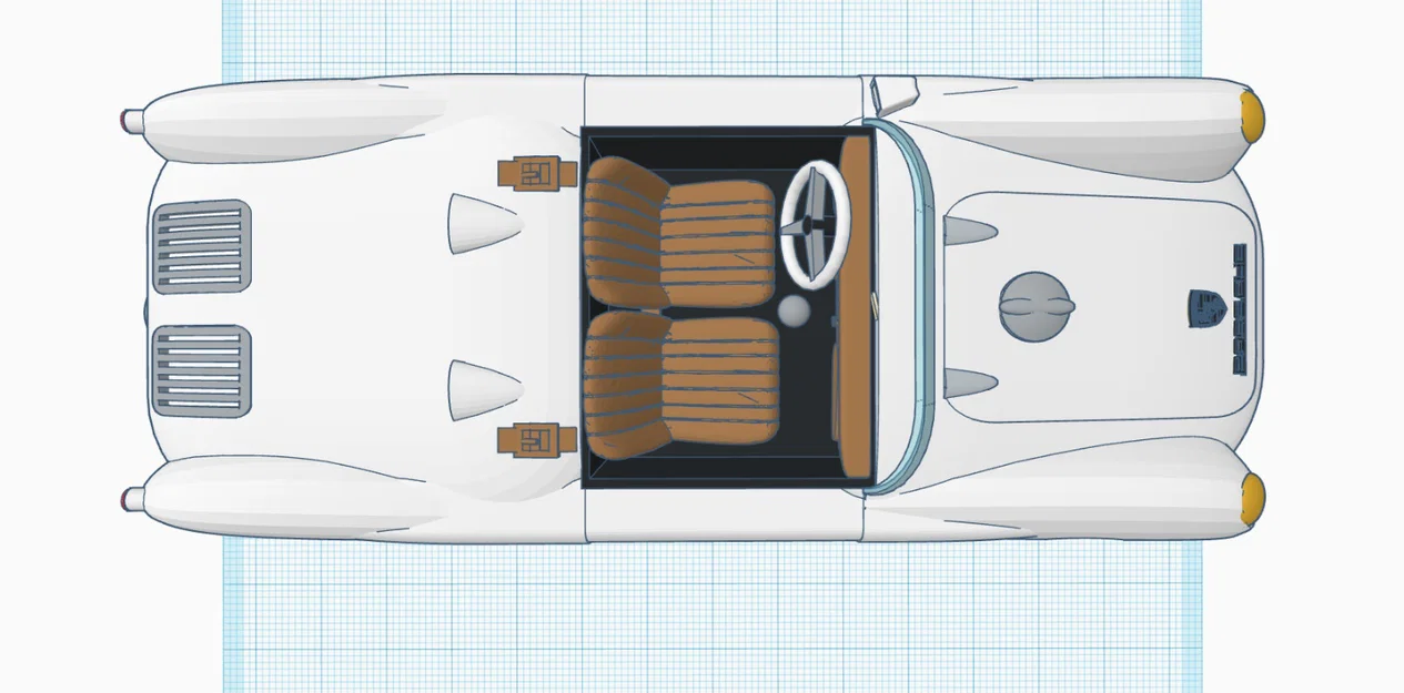 Mô hình in 3D Porsche 550 Spyder 1954 cực chi tiết - Image 18