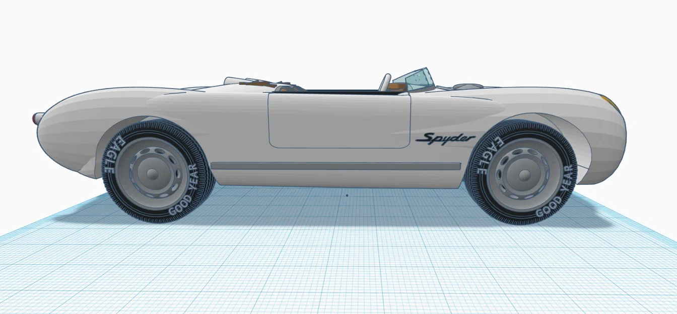 Mô hình in 3D Porsche 550 Spyder 1954 cực chi tiết - Image 19