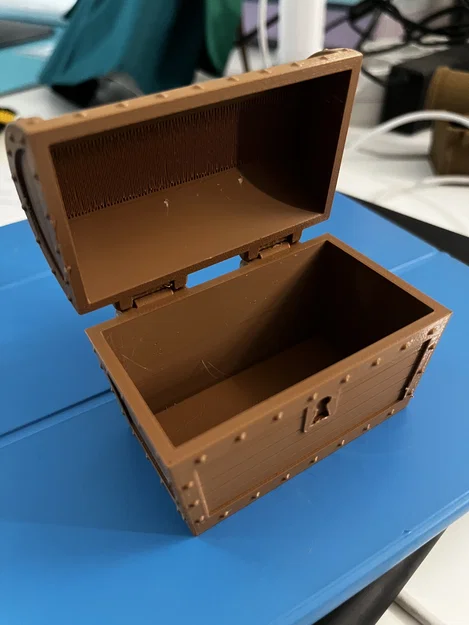 Mô hình rương kho báu in 3D có bản lề tích hợp độc đáo - Image 1