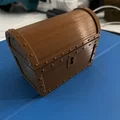 Mô hình rương kho báu in 3D có bản lề tích hợp độc đáo - Thumbnail 3
