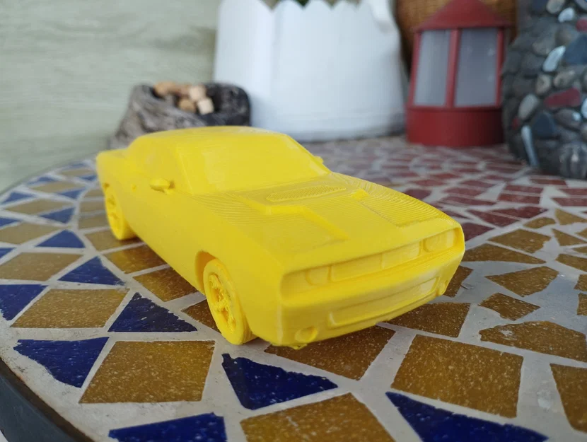 Kit card Dodge Challanger (STL) – mô hình xe lắp ráp 3D print - Image 1