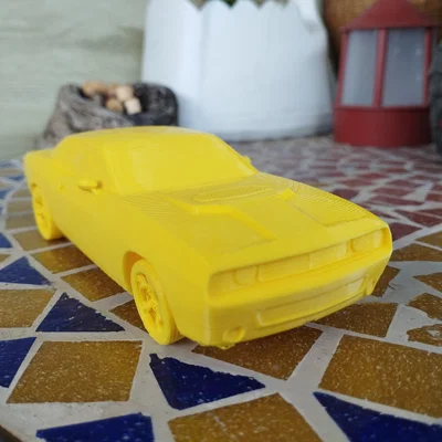 Kit card Dodge Challanger (STL) – mô hình xe lắp ráp 3D print