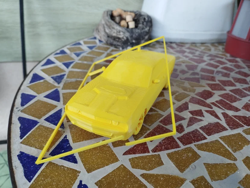 Kit card Dodge Challanger (STL) – mô hình xe lắp ráp 3D print - Image 2