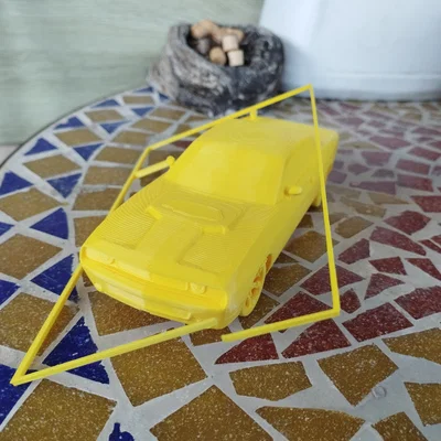 Kit card Dodge Challanger (STL) – mô hình xe lắp ráp 3D print