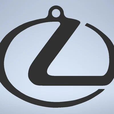 Móc khóa logo Lexus 3D - Phụ kiện độc đáo cho tín đồ xe hơi