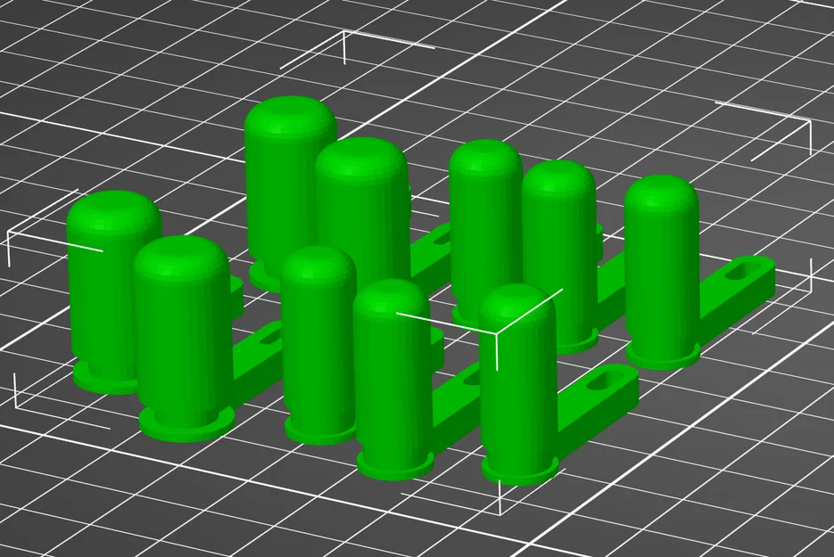 Cờ buồng đạn 9mm và .45 cal (chamber flags) - Image 1