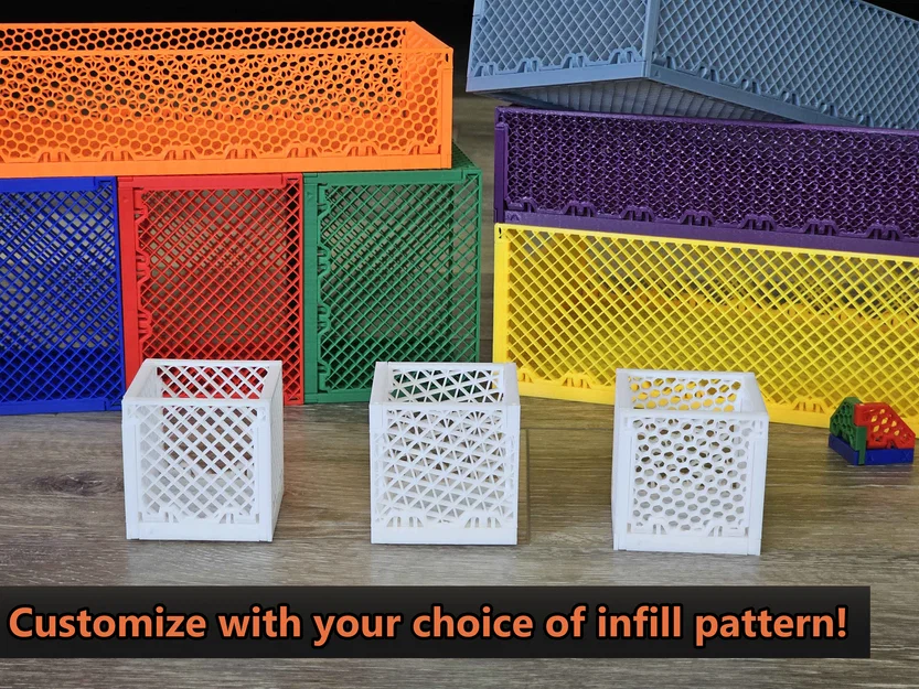 Hộp Infill In Nhanh (Xếp Chồng Được) – Fast-Printing Infill Boxes - Image 1