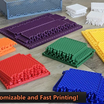 Hộp Infill In Nhanh (Xếp Chồng Được) – Fast-Printing Infill Boxes
