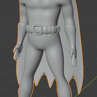 Mô hình Batman Figure (Public Domain)