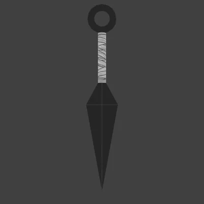 Mô hình 3D Kunai Ninja - File thiết kế chất lượng cao