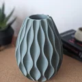 Bình hoa gợn sóng hiện đại (Modern Wavy Vase) - Thumbnail 3