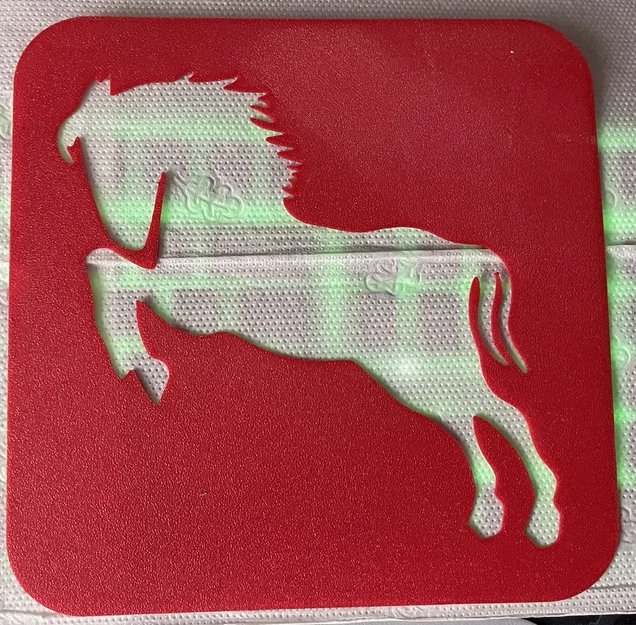 Bộ 4 khuôn stencil ngựa (template) để vẽ và sơn - Image 5