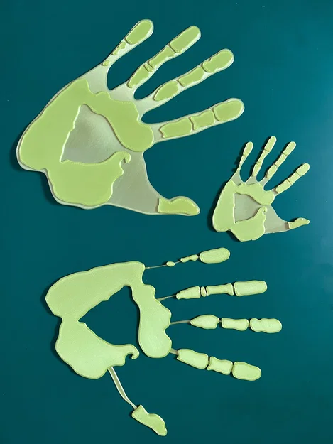 Dấu bàn tay ma Halloween dán cửa sổ - Image 2