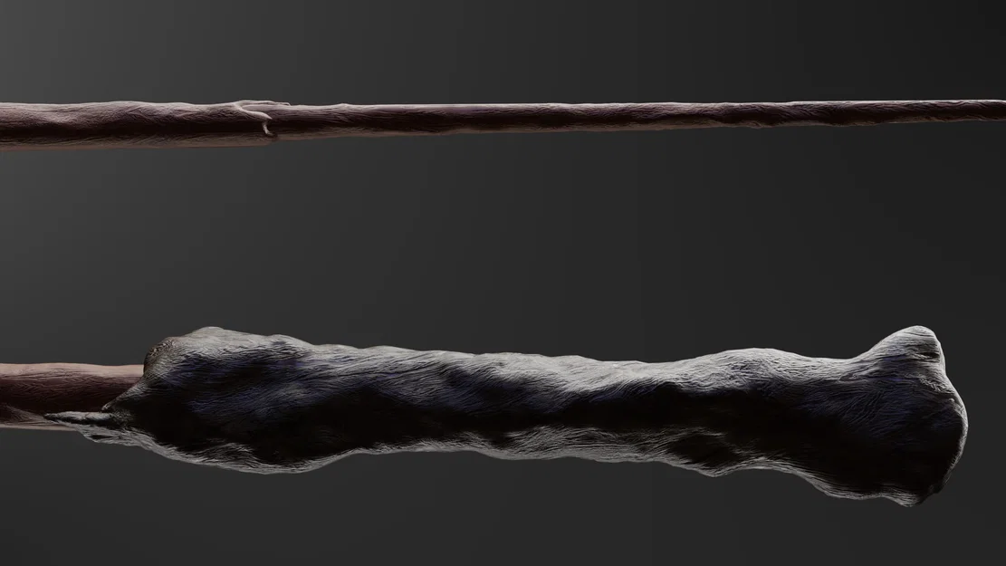 Mô hình 3D đũa phép Harry Potter (Harry Potter's Magic Wand) in 3D - Image 3