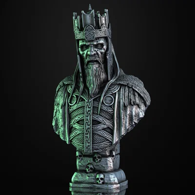 Tượng bán thân King of the Dead – LOTR
