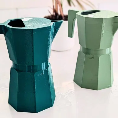 Bình tưới cây Moka Pot độc đáo - Mẫu thiết kế in 3D sáng tạo