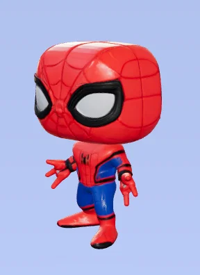 Mô hình Spiderman phong cách Funko Pop siêu đáng yêu cho tín đồ 3D - Image 2